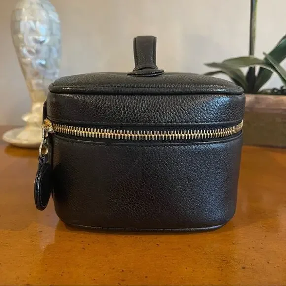 CHANEL CC Logo Caviar Skin Vanity Hand Bag Black - Excellent Condition - Picture 4 of 10